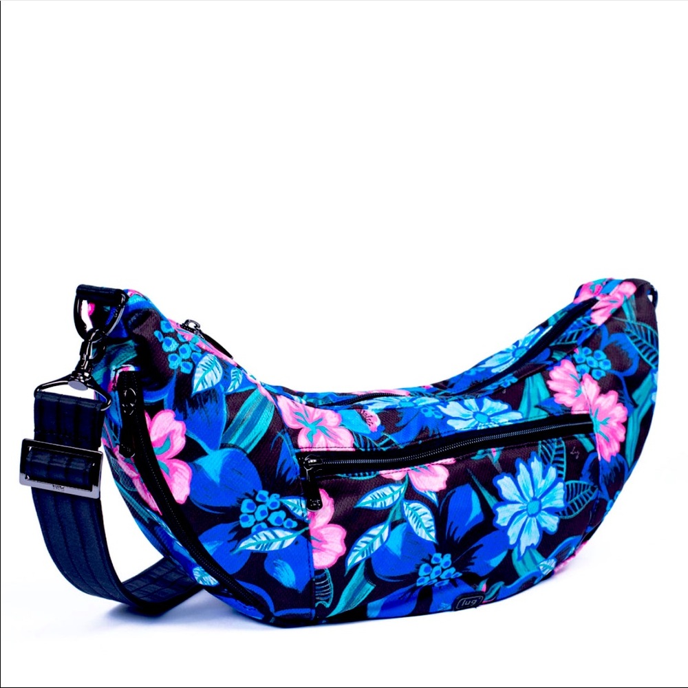 SOLD- NWT: LUG BOOMERANG FS SLING CROSSBODY BAG- RESORT BLACK